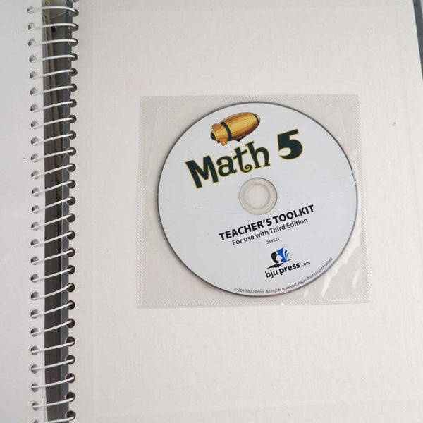 BJU Math 5 Teachers Edition - 3rd Edition with Toolkit CD - Homeschool