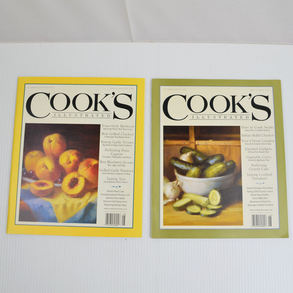 Lot Of 12 Cook's Illustrated Magazines 2004, 2006, 2007 - Excellent Condition