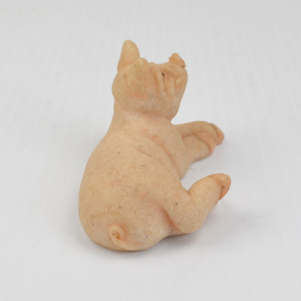 Second Nature Design Quarry Critters Patch Pig - Laying Down Pig Figurine 2000