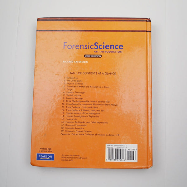Forensic Science An Introduction by Saferstein - 2nd Edition - Student Text (T)