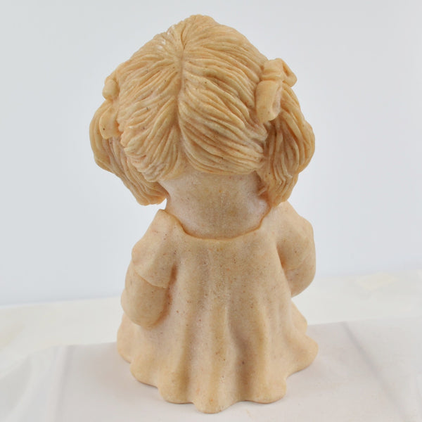 Caroline Quarry Kids Girl Shelf Sitter Second Nature Design 2001 Whimsical Stone