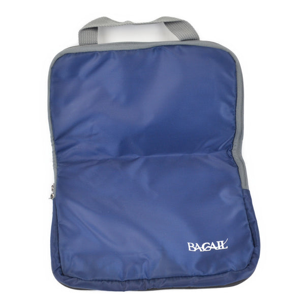 Bagail 3 Set Compression Packing Cubes Travel Accessories Expandable Bags Blue