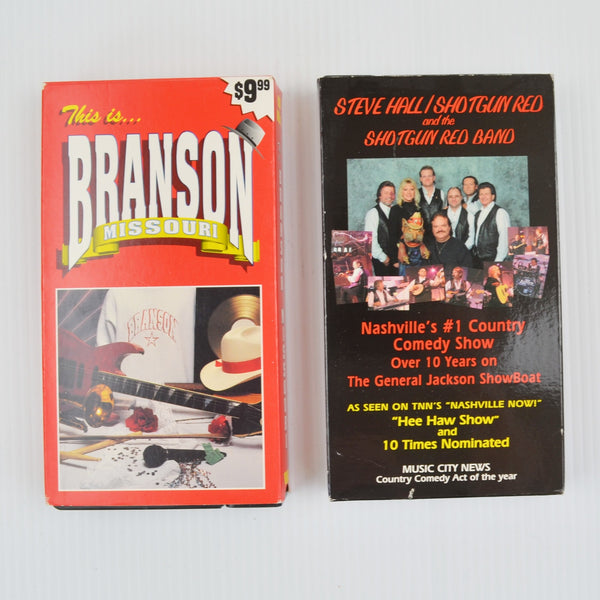 Lot of 11 Vintage BRANSON MISSOURI SOUVENIR VHS - Mel Tillis, Bobby Vinton
