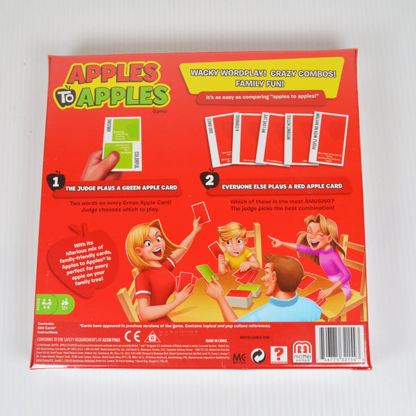 Mattel Apples to Apples The Card Game Family Party Box - 2020 Version New