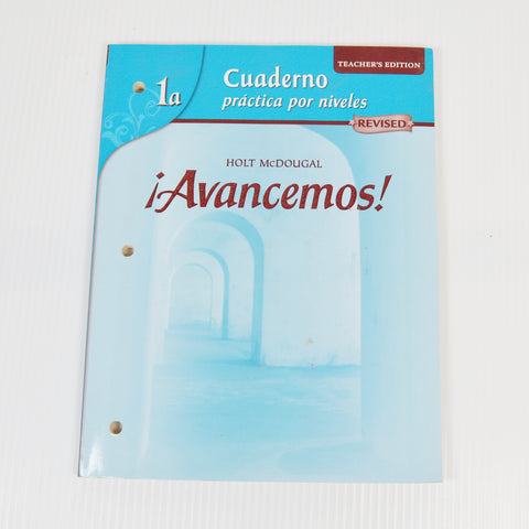 Avancemos Level 1a Spanish Teachers Edition by Holt McDougal - Answer Key