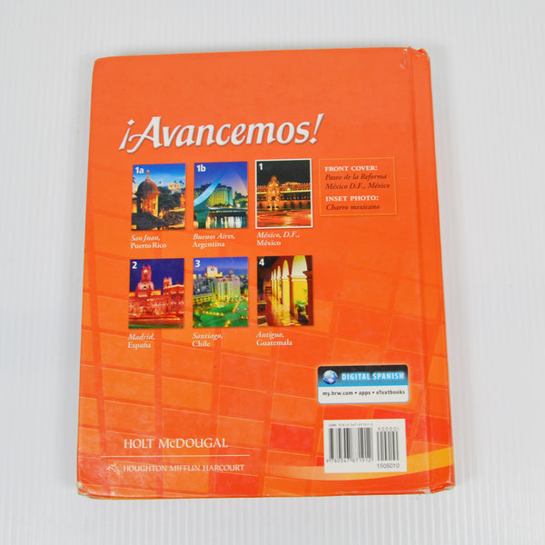 Avancemos! Spanish 1 Student Text by Holt McDougal - 2013 Hardcover
