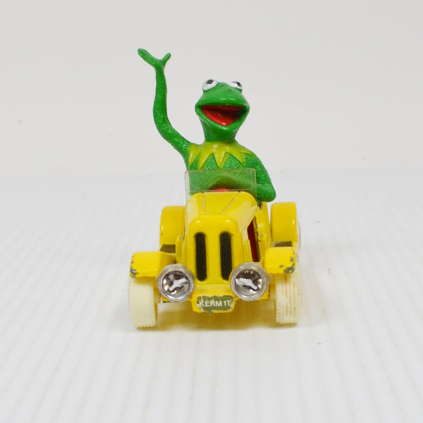 Vintage 1979 Kermit The Frog Yellow Car Corgi Die-Cast Muppet Show Great Britain
