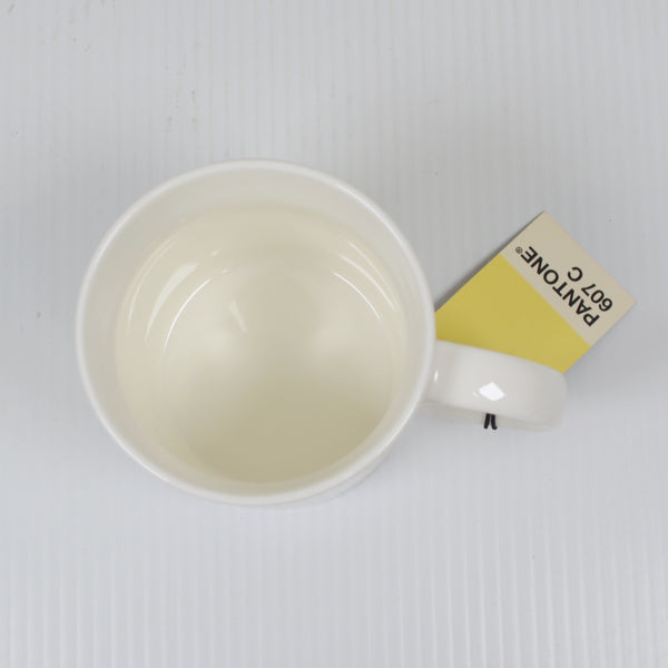 Pantone Coffee Mug - Cupcake Yellow 607 C - Candle Glow - NEW