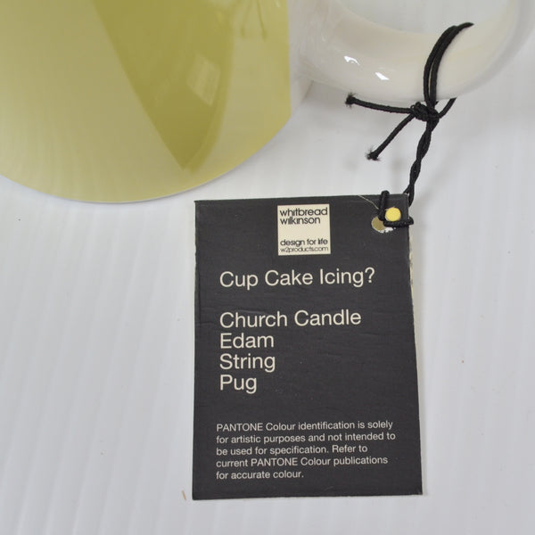 Pantone Coffee Mug - Cupcake Yellow 607 C - Candle Glow - NEW