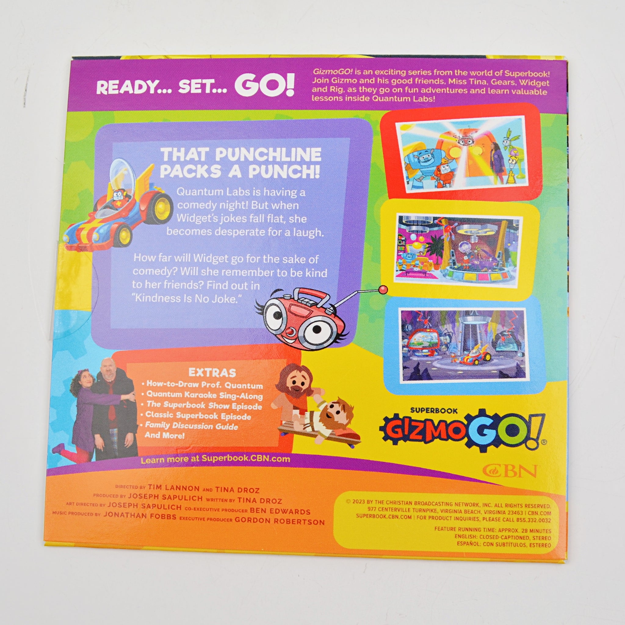 Super Book Gizmo Go - Season 2 - Thankfulness / Kindness DVD Lot