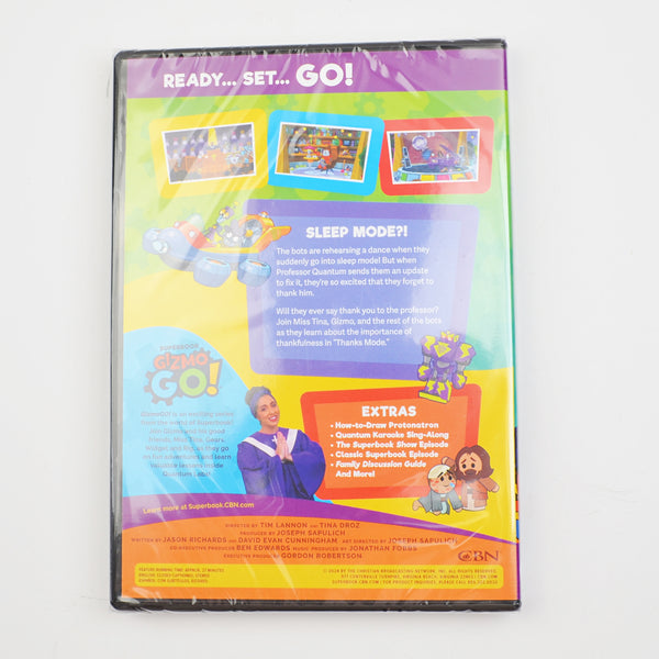 Super Book Gizmo Go - Season 2 - Thankfulness / Kindness DVD 2023 Lot of 2