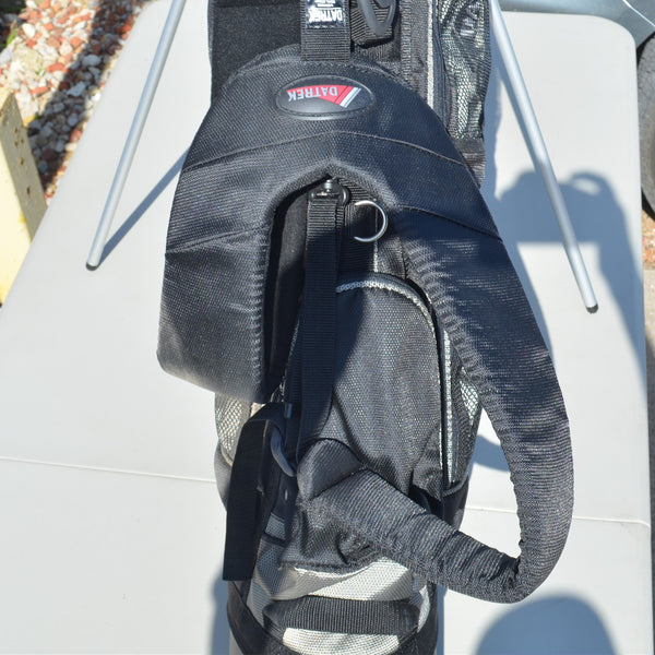 Datrek Golf Bag - Black, Backpack Straps and Stand