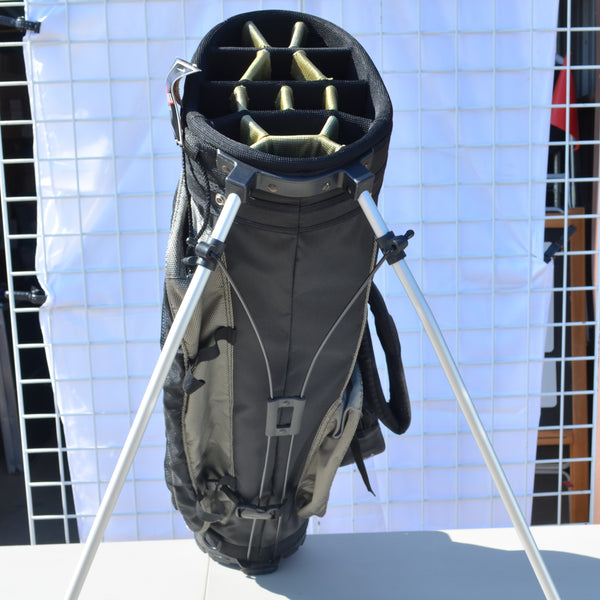 Datrek Golf Bag - Black, Backpack Straps and Stand
