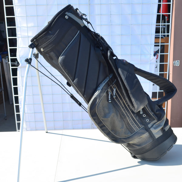 Datrek Golf Bag - Black, Backpack Straps and Stand