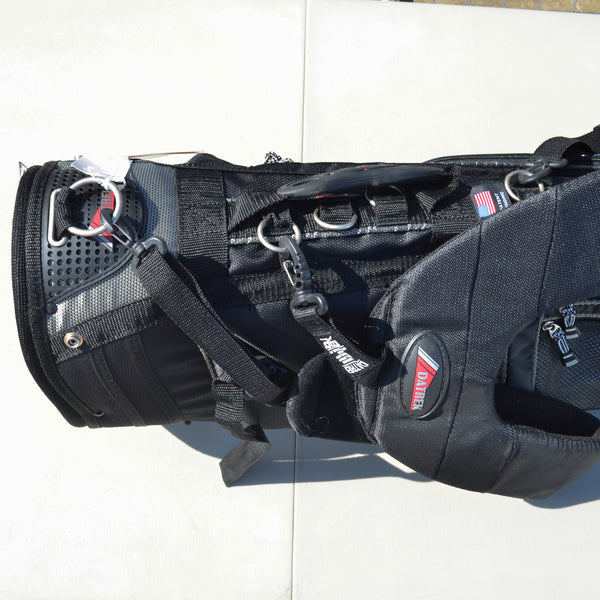 Datrek Golf Bag - Black, Backpack Straps and Stand