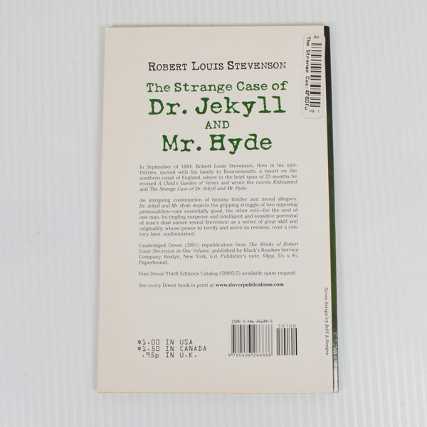 The Strange Case of Dr. Jekyll and Mr. Hyde by Robert Louis Stevenson - 1991