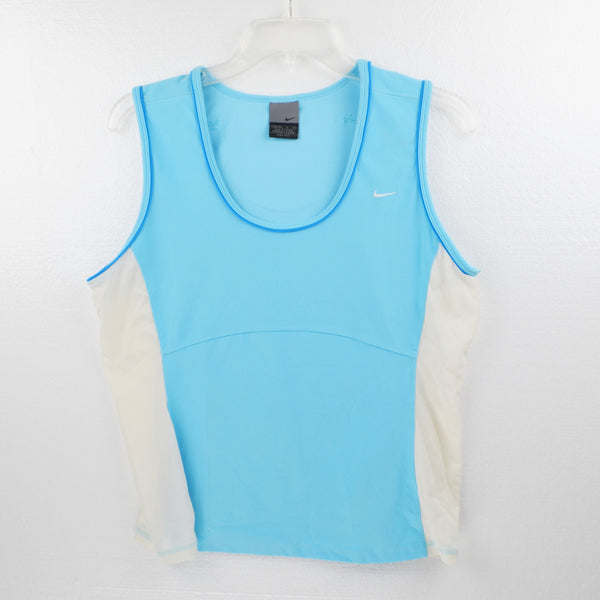 Nike Womens Dri-Fit Tanktop Workout Athletic Top Lot of 3, Size Large Pink, Blue, White