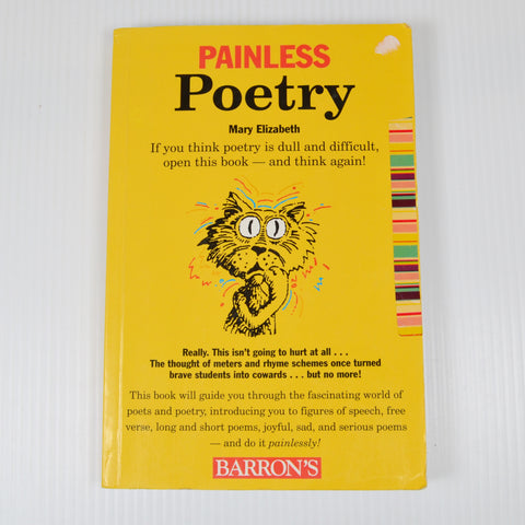 Barron's Painless Poetry by Mary Elizabeth - How To Write Great Poetry