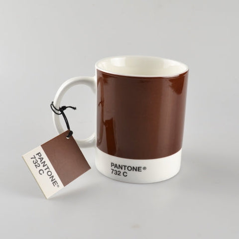 Pantone Coffee Mug - 732 C - Chocolate Brown 10 ounce - NEW