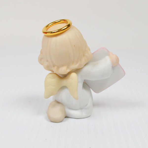 Precious Moments Figurine Theres No Wrong Way With You 649473 Angel With Sign