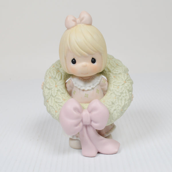 Precious Moments Surrounded With Joy Figurine 531677 Vintage 1993 Christmas
