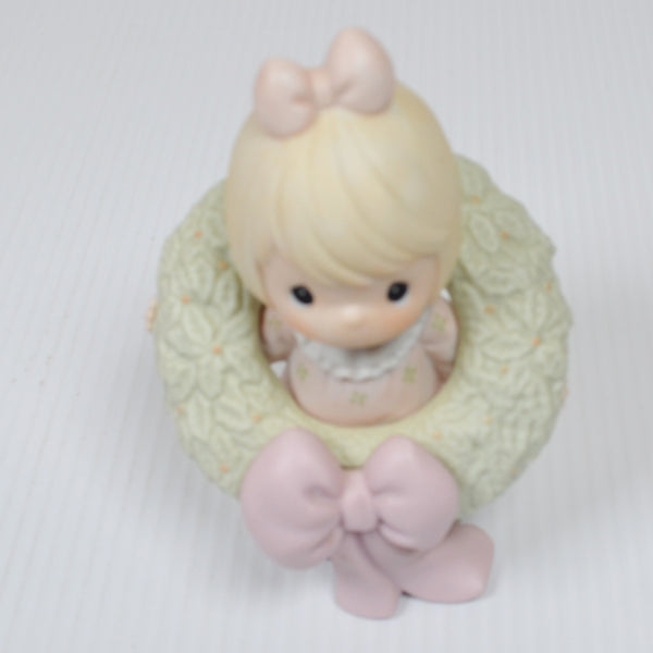 Precious Moments Surrounded With Joy Figurine 531677 Vintage 1993 Christmas