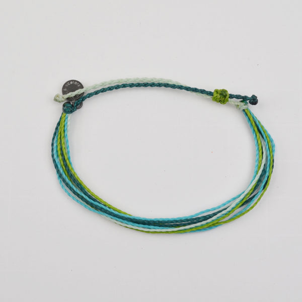 Authentic Puravida Turquoise Aqua Bracelet Wristband Jewelry Pura Vida