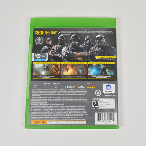 Tom Clancy's Rainbow Six Siege (Xbox One, 2015) Microsoft Xbox One