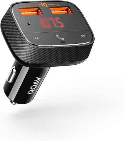 Roav Bluetooth FM Transmitter with Car Charger by Anker - SmartCharge FO