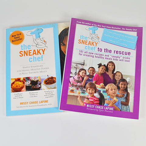 Lot of 2 The Sneaky Chef and Sneaky Chef To The Rescue by Missy Lapine