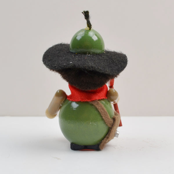 Vintage Steinbach Boy Scout Wooden Christmas Ornament Handmade In Germany
