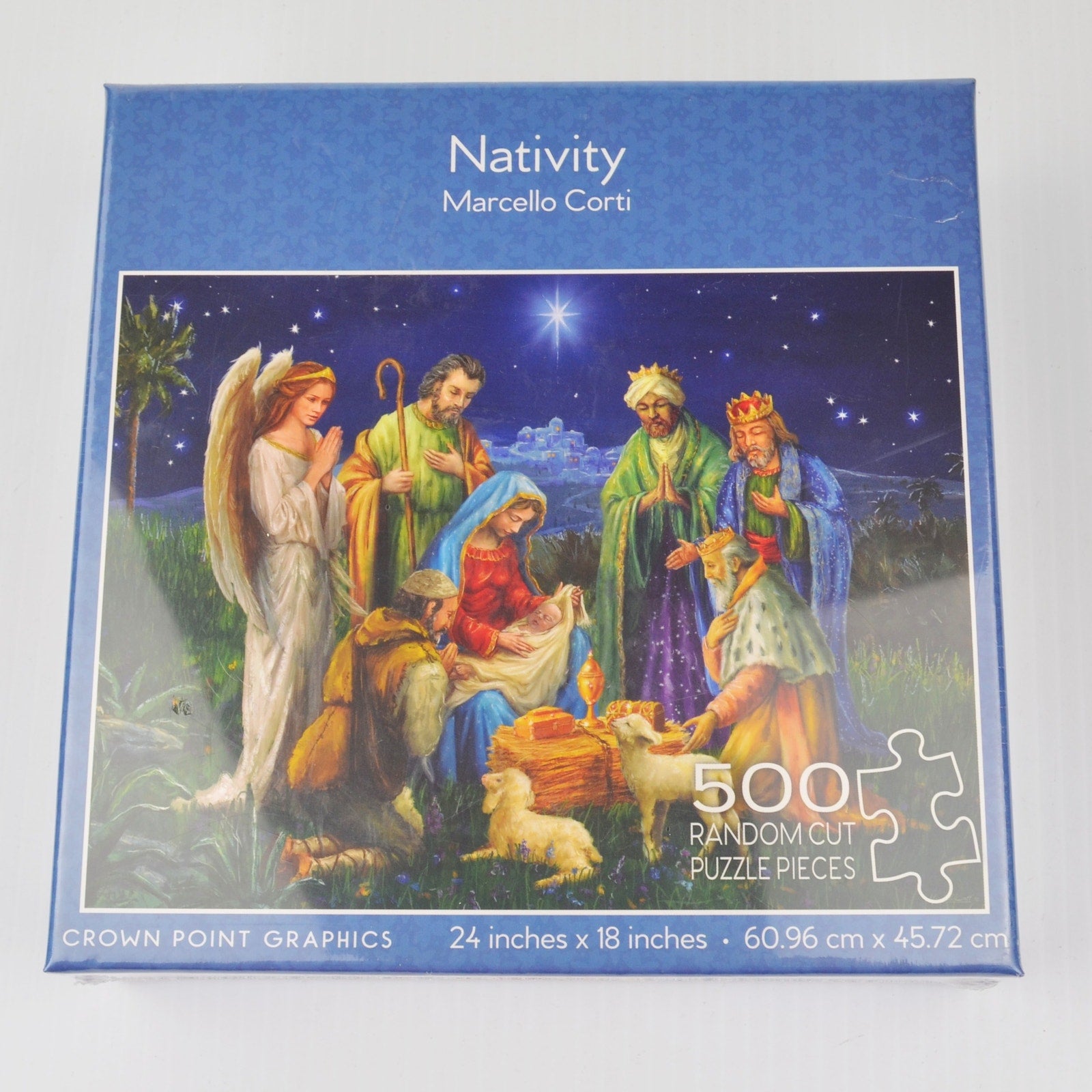 Nativity Puzzle Art by Marcello Corti - Christmas Puzzle 500 Pieces - Poster NEW