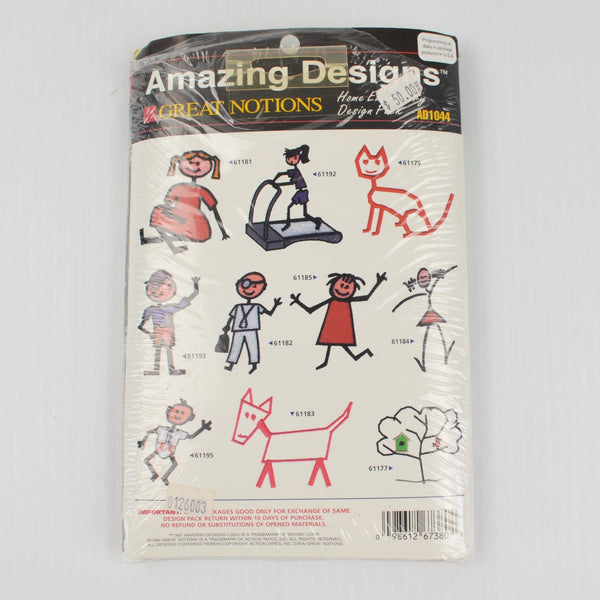 Lot of 3 Amazing Designs Great Notions Embroidery Design Floppy Disc Birdhouses