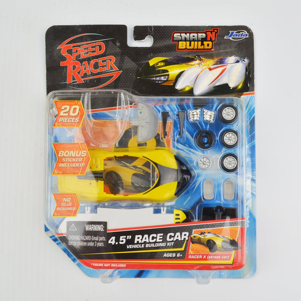 Speed Racer Snap N' Build Racer X Street Car 4.5" Race Car Building Kit By Jada