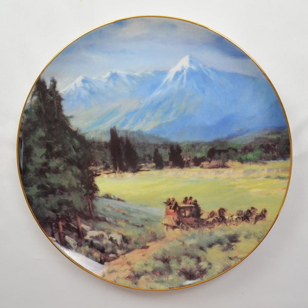 BNSF Railway Collector Plate San Francisco Peaks 1998 Santa Fe Railroad Safety