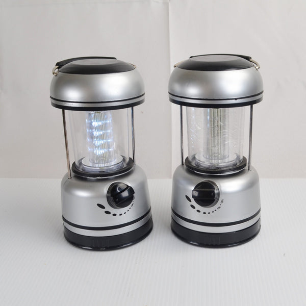 LED Camping Lanterns - Battery Powered - Set of 2 - "D" Cell Batteries Required