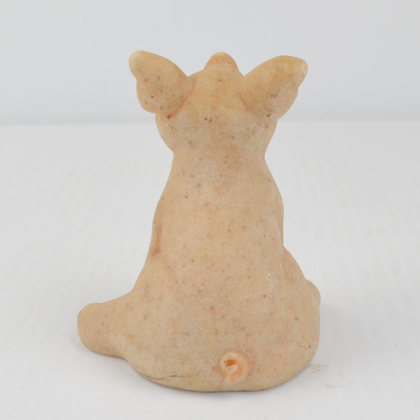 Second Nature Design Quarry Critters Petunia Pig - Sitting Pig Figurine 2000