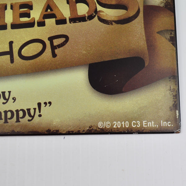 Three Stooges - 2010 Metal Sign 12" x 12" - Knuckleheads Fix It Shop - Man Cave