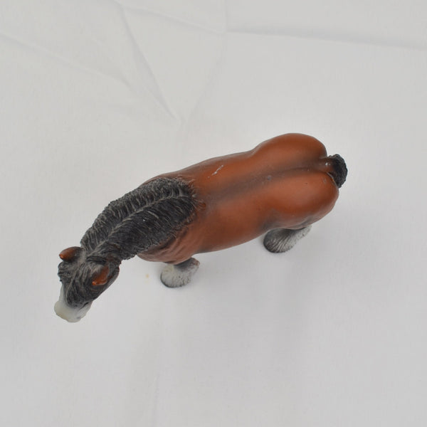 Vintage Schleich Clydesdale Bay Brown White Black Horse Figure Draft Horse 2000