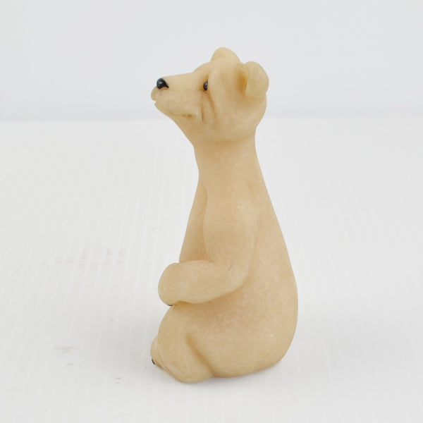 Quarry Critters Polar Bear Poncho - Standing Figurine 2000 Second Nature Design