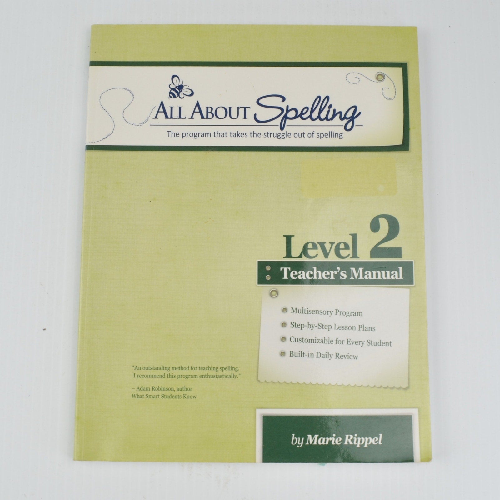 All About Spelling Level 2 Teacher Manual by Marie Rippel - Homeschool