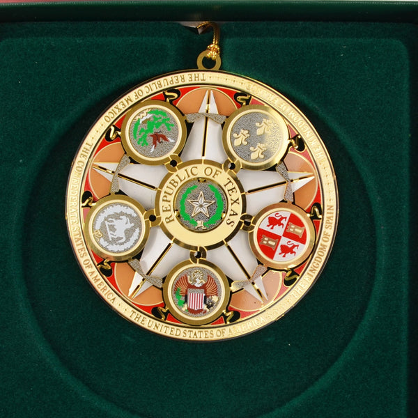 2008 Texas State Capitol Ornament - Booklet - Capitol Rotunda Floor - NEW