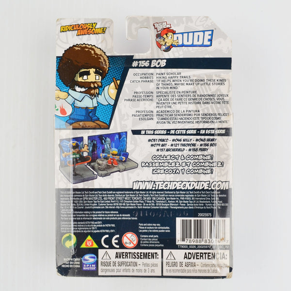 Tech Deck Dude Bob Ross #156 Street Crew - Rare- New And Sealed