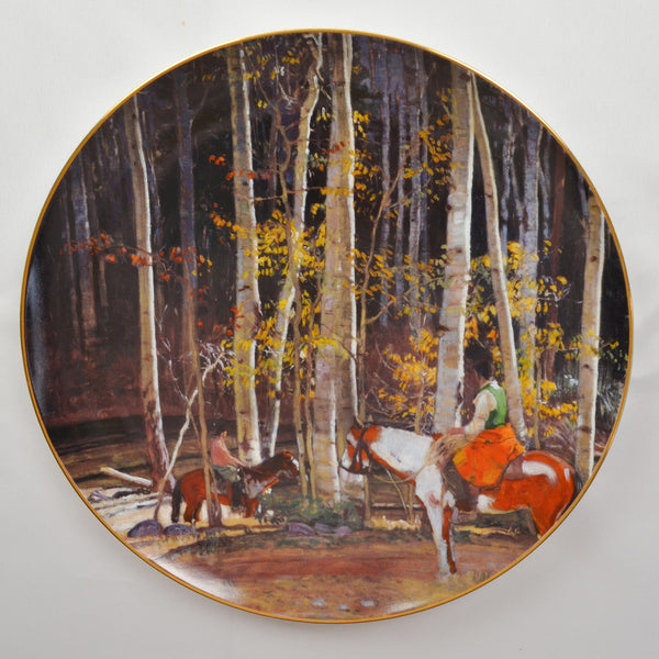 BNSF Railway Collector Plate Canyon Aspens 1994 Santa Fe Railroad Safety