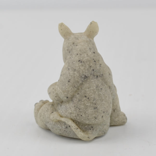 Second Nature Design Quarry Critters Mini Rhino Figurines 3 Rhinoceros - RARE