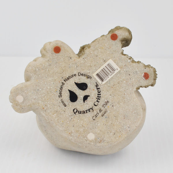 Second Nature Design Quarry Critters Cat Dog Cari, Don Snuggling Figurine 2001
