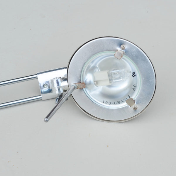 Swing Arm Desk Lamp - Silver Chrome Finish