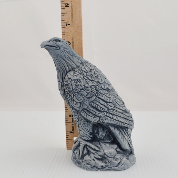 Eagle Sculpture Figurine Mt. St. Helens Volcanic Ash - Artisan Made in USA