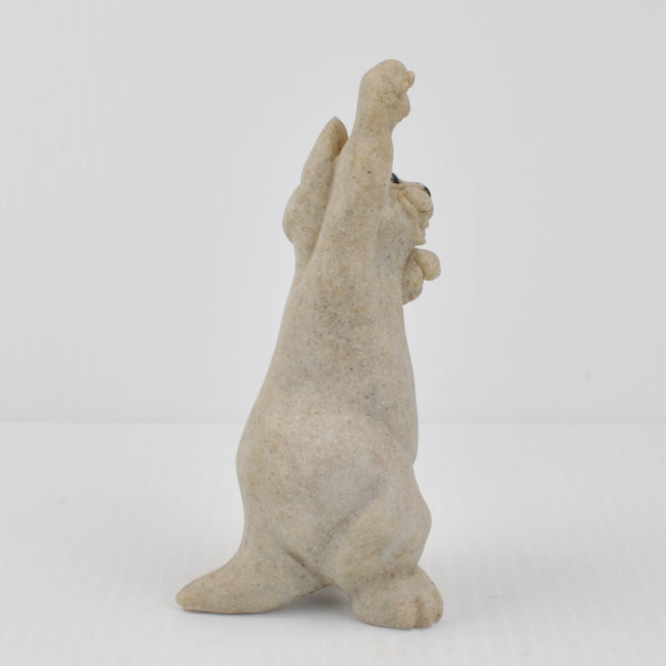 Second Nature Design Quarry Critters Cat Caz - Smiling Standing Cat Figurine