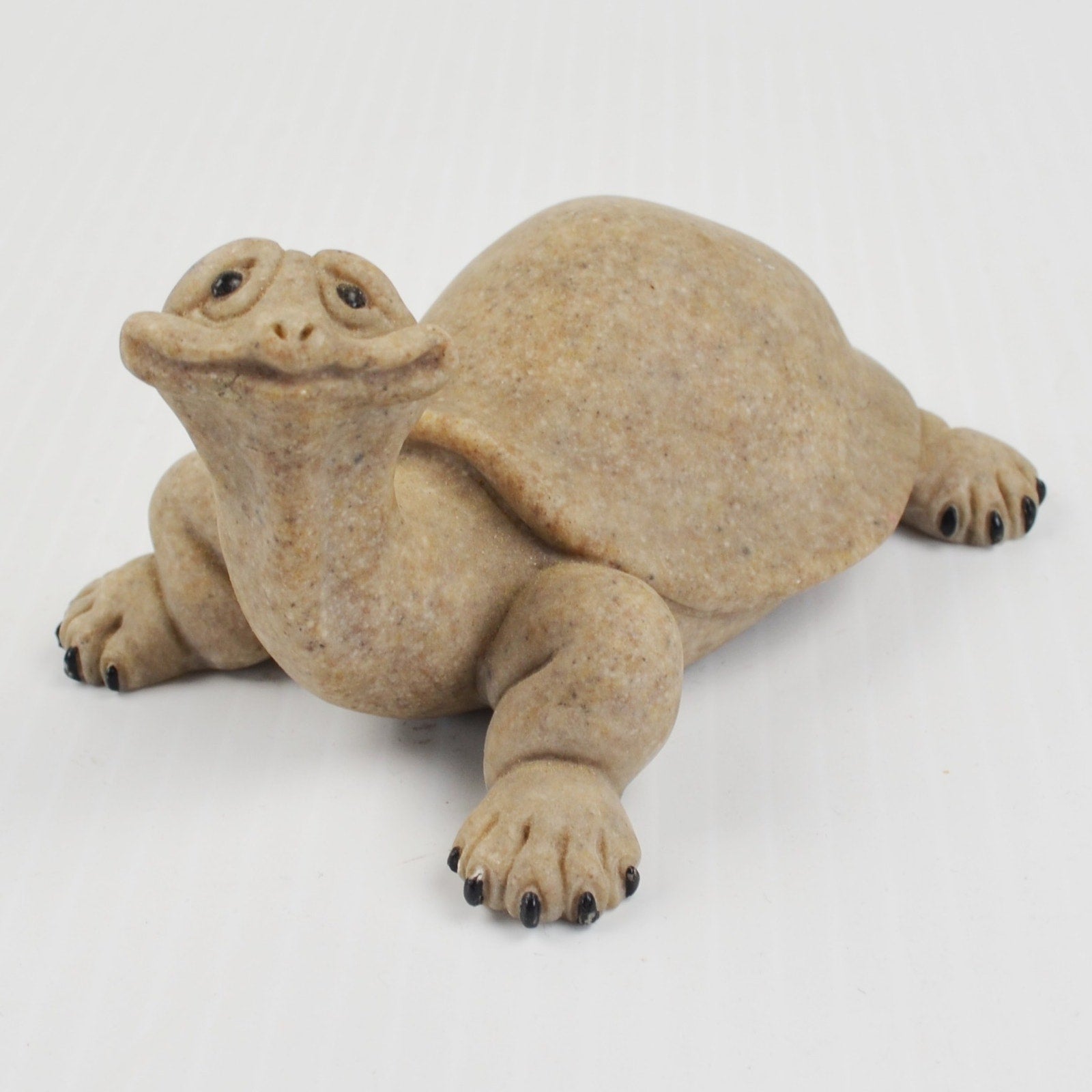 Quarry Critters Turtle Figurine "Todd" 2000 Crawling Second Nature Design